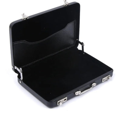 Black briefcase